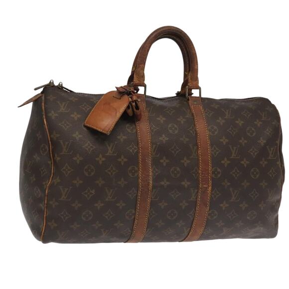 LOUIS VUITTON Monogram Keepall 45 Boston Bag M41428 - Picture 1 of 16